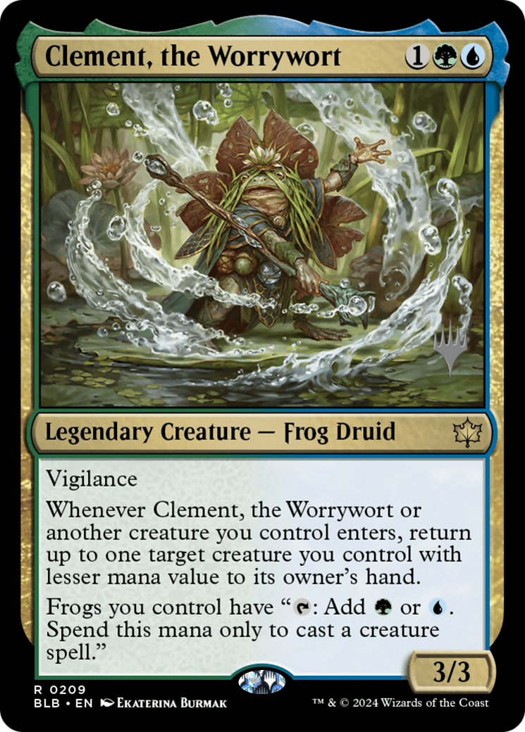 Clement, the Worrywort (Promo Pack) [Bloomburrow Promos] - The Mythic Store | 24h Order Processing