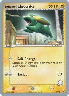 Team Aqua's Electrike (53/95) (Blaziken Tech - Chris Fulop) [World Championships 2004] - The Mythic Store | 24h Order Processing