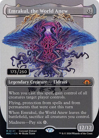 Emrakul, the World Anew (Borderless) (Serial Numbered) [Modern Horizons 3] - The Mythic Store | 24h Order Processing