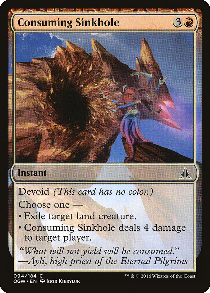 Consuming Sinkhole [Oath of the Gatewatch] - The Mythic Store | 24h Order Processing