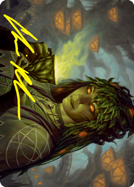 Dina, Soul Steeper Art Card (Gold-Stamped Signature) [Strixhaven: School of Mages Art Series] - The Mythic Store | 24h Order Processing