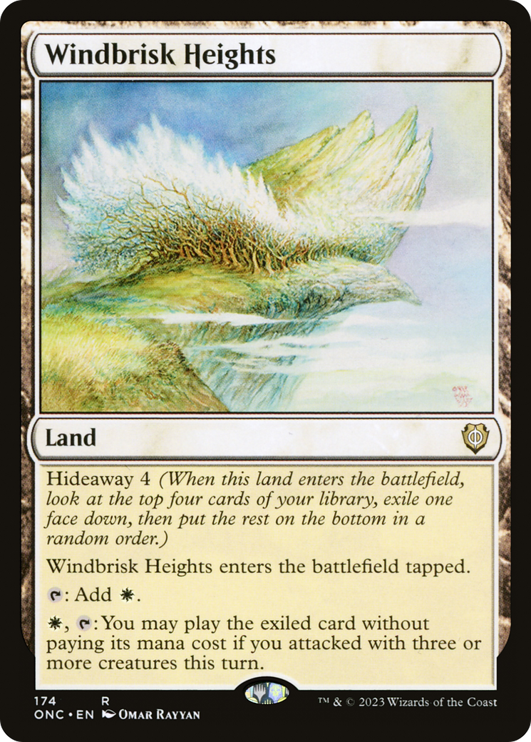 Windbrisk Heights [Phyrexia: All Will Be One Commander] - The Mythic Store | 24h Order Processing