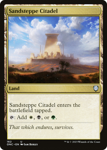 Sandsteppe Citadel [Phyrexia: All Will Be One Commander] - The Mythic Store | 24h Order Processing