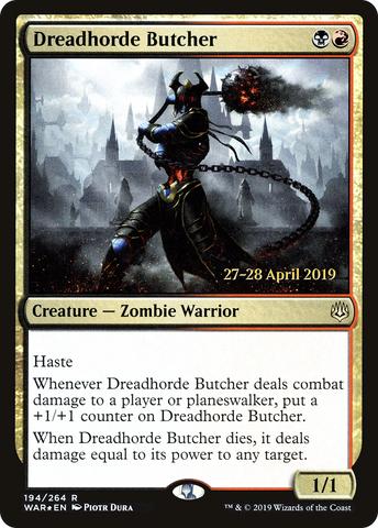 Dreadhorde Butcher [War of the Spark Prerelease Promos] - The Mythic Store | 24h Order Processing