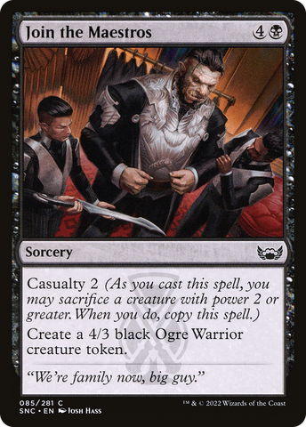 Join the Maestros [Streets of New Capenna] - The Mythic Store | 24h Order Processing