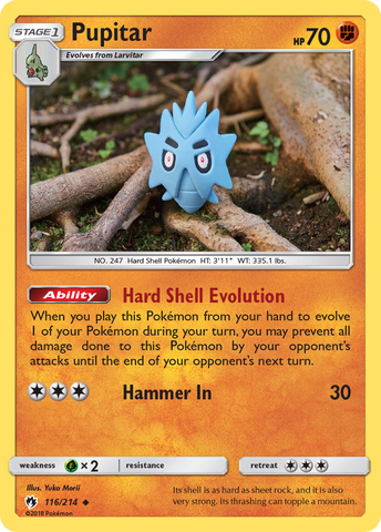Pupitar (116/214) [Sun & Moon: Lost Thunder] - The Mythic Store | 24h Order Processing