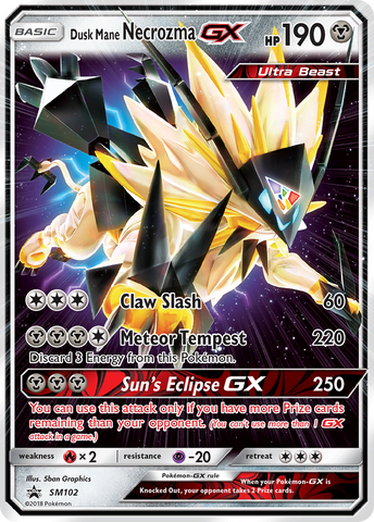 Dusk Mane Necrozma GX (SM102) [Sun & Moon: Black Star Promos] - The Mythic Store | 24h Order Processing