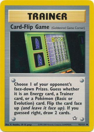 Card-Flip Game (92/111) [Neo Genesis Unlimited] - The Mythic Store | 24h Order Processing