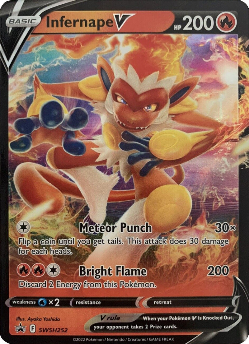 Infernape V (SWSH252) [Sword & Shield: Black Star Promos] - The Mythic Store | 24h Order Processing