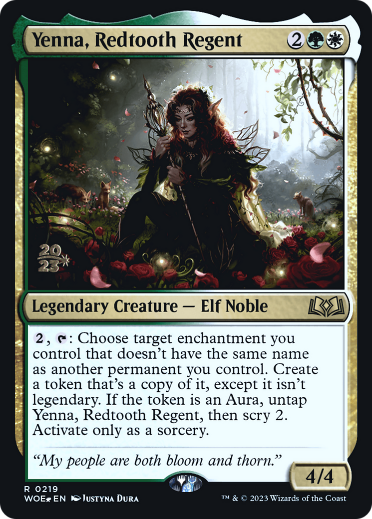Yenna, Redtooth Regent [Wilds of Eldraine Prerelease Promos] - The Mythic Store | 24h Order Processing
