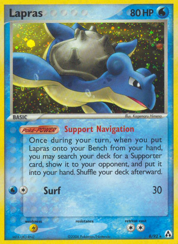 Lapras (8/92) [EX: Legend Maker] - The Mythic Store | 24h Order Processing