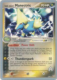 Team Aqua's Manectric (4/95) (Blaziken Tech - Chris Fulop) [World Championships 2004] - The Mythic Store | 24h Order Processing