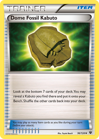 Dome Fossil Kabuto (96/124) [XY: Fates Collide] - The Mythic Store | 24h Order Processing