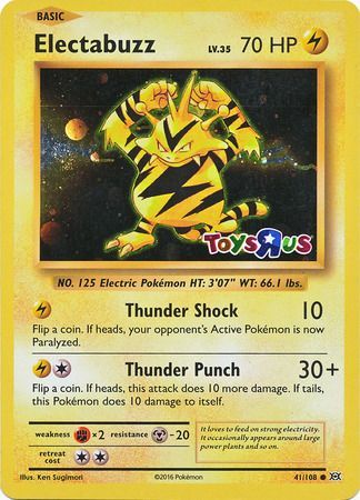 Electabuzz (41/108) (Toys R Us Promo) [XY: Evolutions] - The Mythic Store | 24h Order Processing