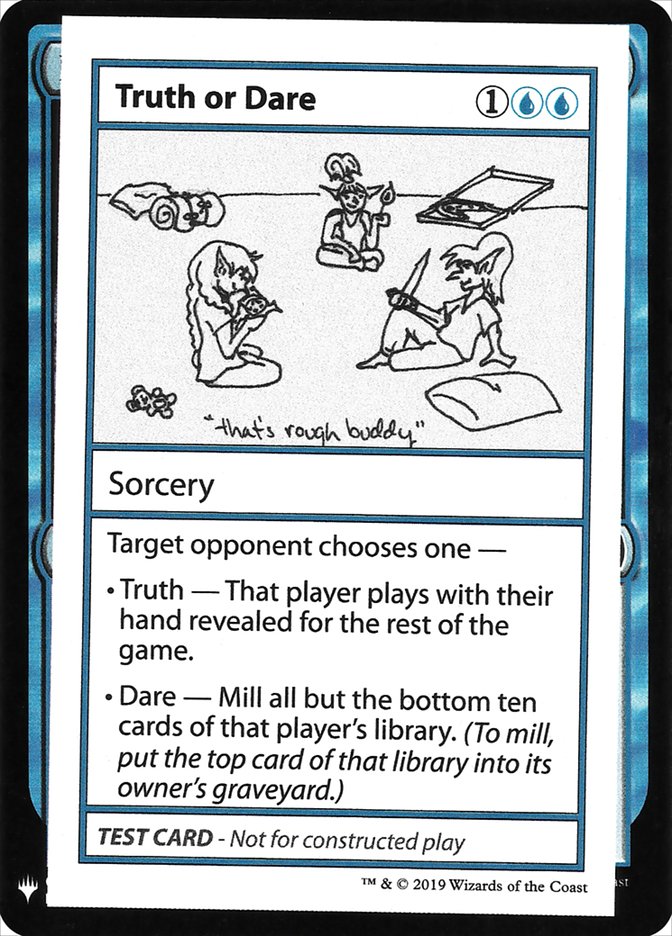 Truth or Dare [Mystery Booster Playtest Cards] - The Mythic Store | 24h Order Processing