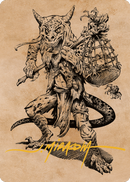 Taunting Kobold Art Card (Gold-Stamped Signature) [Commander Legends: Battle for Baldur's Gate Art Series] - The Mythic Store | 24h Order Processing