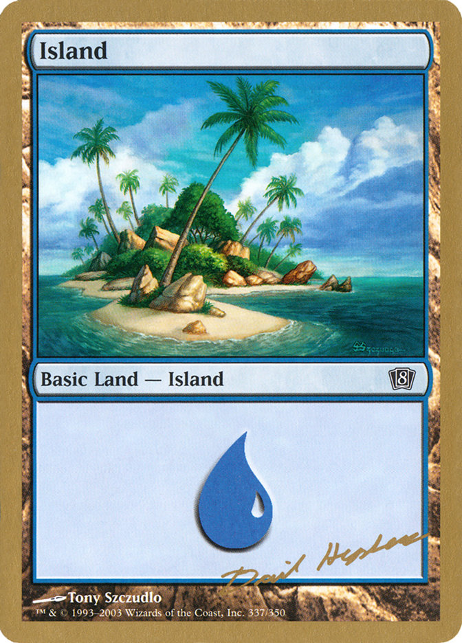 Island (dh337) (Dave Humpherys) [World Championship Decks 2003] - The Mythic Store | 24h Order Processing
