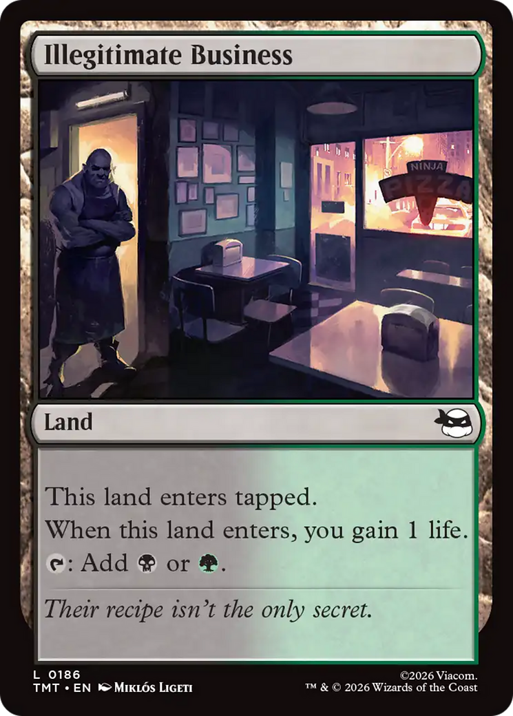 Illegitimate Business [Teenage Mutant Ninja Turtles] - The Mythic Store | 24h Order Processing