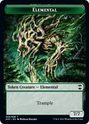 Elemental // Elf Warrior Double-Sided Token [Kaldheim Commander Tokens] - The Mythic Store | 24h Order Processing