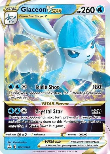 Glaceon VSTAR (SWSH197) [Sword & Shield: Black Star Promos] - The Mythic Store | 24h Order Processing