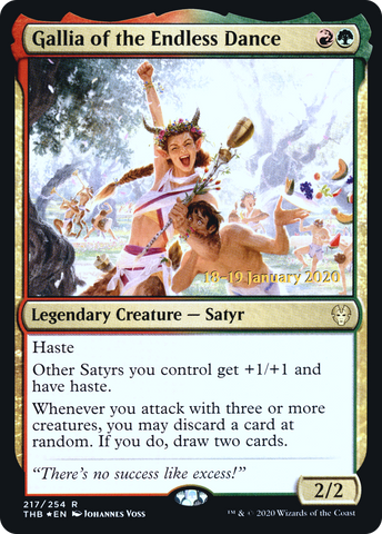 Gallia of the Endless Dance [Theros Beyond Death Prerelease Promos] - The Mythic Store | 24h Order Processing