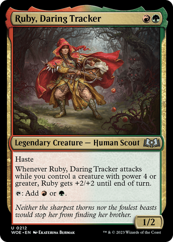 Ruby, Daring Tracker [Wilds of Eldraine] - The Mythic Store | 24h Order Processing