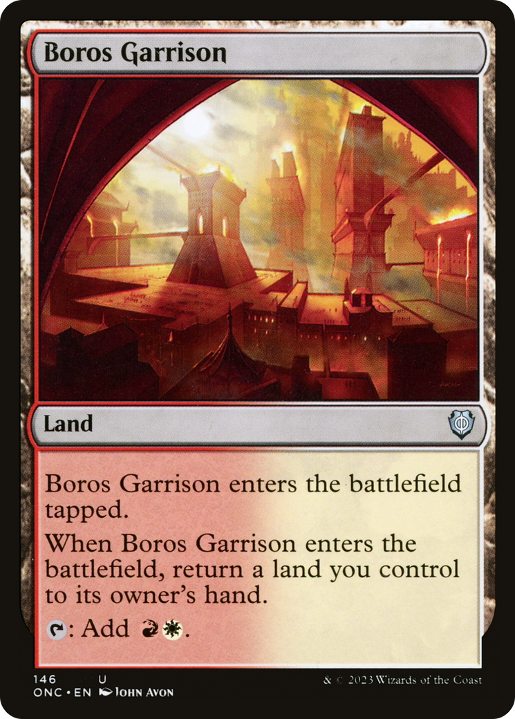Boros Garrison [Phyrexia: All Will Be One Commander] - The Mythic Store | 24h Order Processing