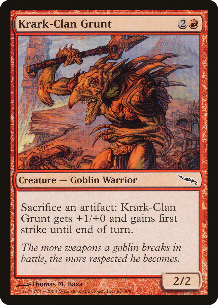 Krark-Clan Grunt [Mirrodin] - The Mythic Store | 24h Order Processing