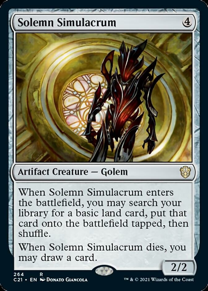 Solemn Simulacrum [Commander 2021] - The Mythic Store | 24h Order Processing