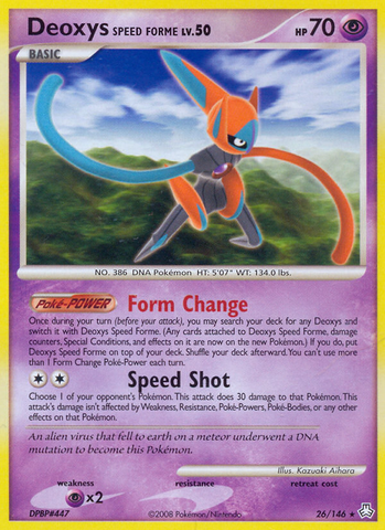 Deoxys Speed Forme (26/146) [Diamond & Pearl: Legends Awakened] - The Mythic Store | 24h Order Processing