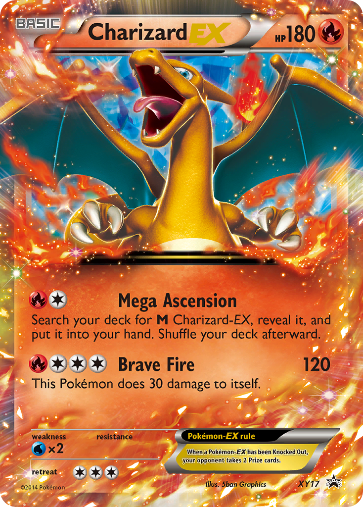 Charizard EX (XY17) [XY: Black Star Promos] - The Mythic Store | 24h Order Processing