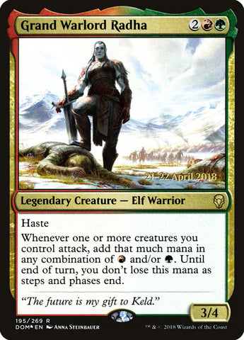 Grand Warlord Radha [Dominaria Prerelease Promos] - The Mythic Store | 24h Order Processing