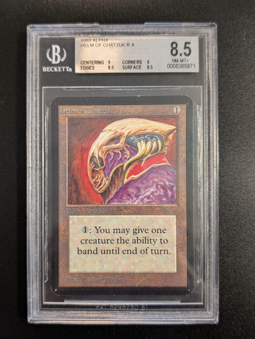 Helm of Chatzuk BGS 8.5 [Alpha Edition] - The Mythic Store | 24h Order Processing