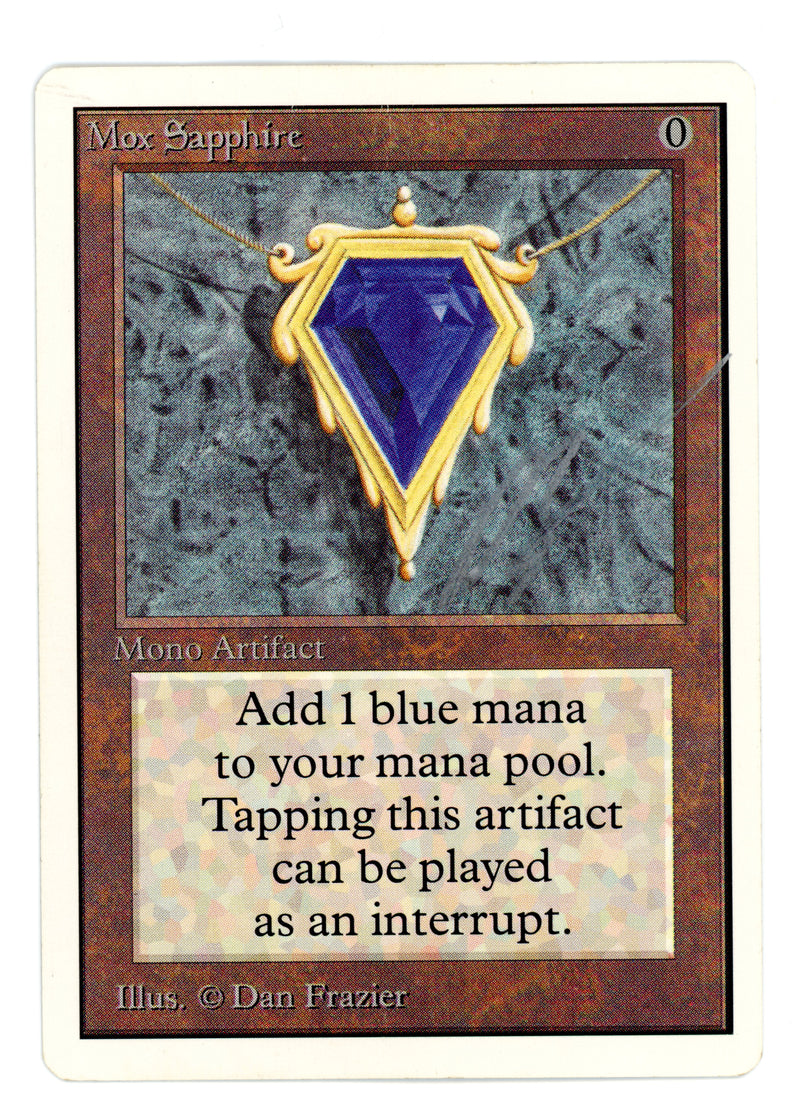Mox Sapphire [Unlimited Edition] - Signed Scan 10012