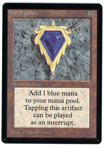 Mox Sapphire [Beta Edition] - Scan 10033 - The Mythic Store | 24h Order Processing