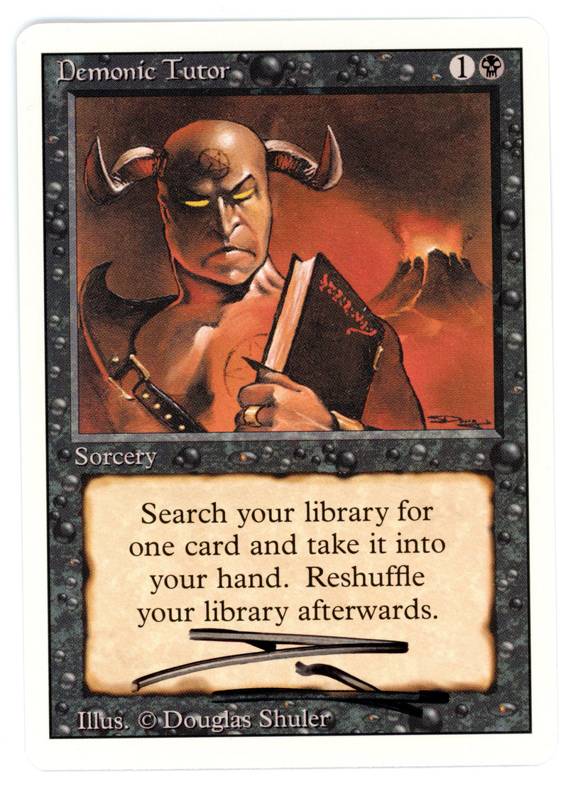 Demonic Tutor [Revised Edition] - Scan 10115 - The Mythic Store | 24h Order Processing