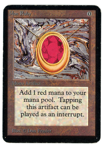 Mox Ruby [Alpha Edition] Scan 10200 - The Mythic Store | 24h Order Processing