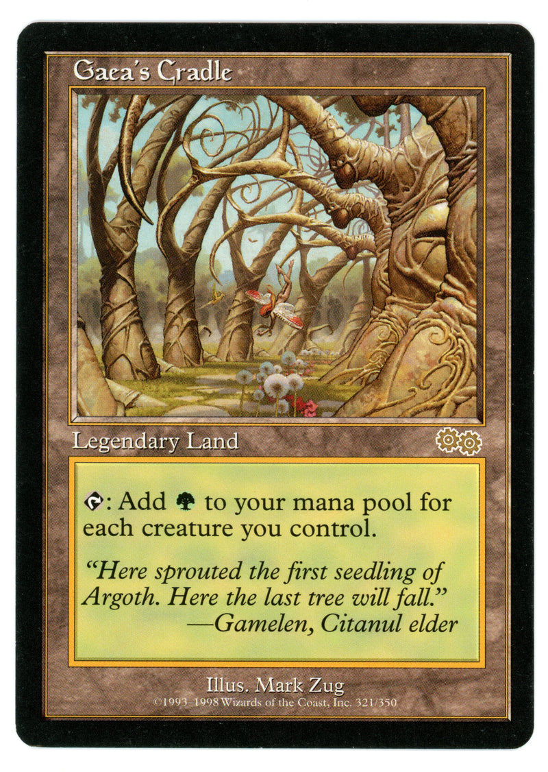 Gaea's Cradle [Urza's Saga] Scan 10202 - The Mythic Store | 24h Order Processing