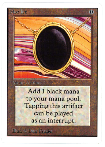 Mox Jet [Unlimited Edition] Scan - 10427 - The Mythic Store | 24h Order Processing