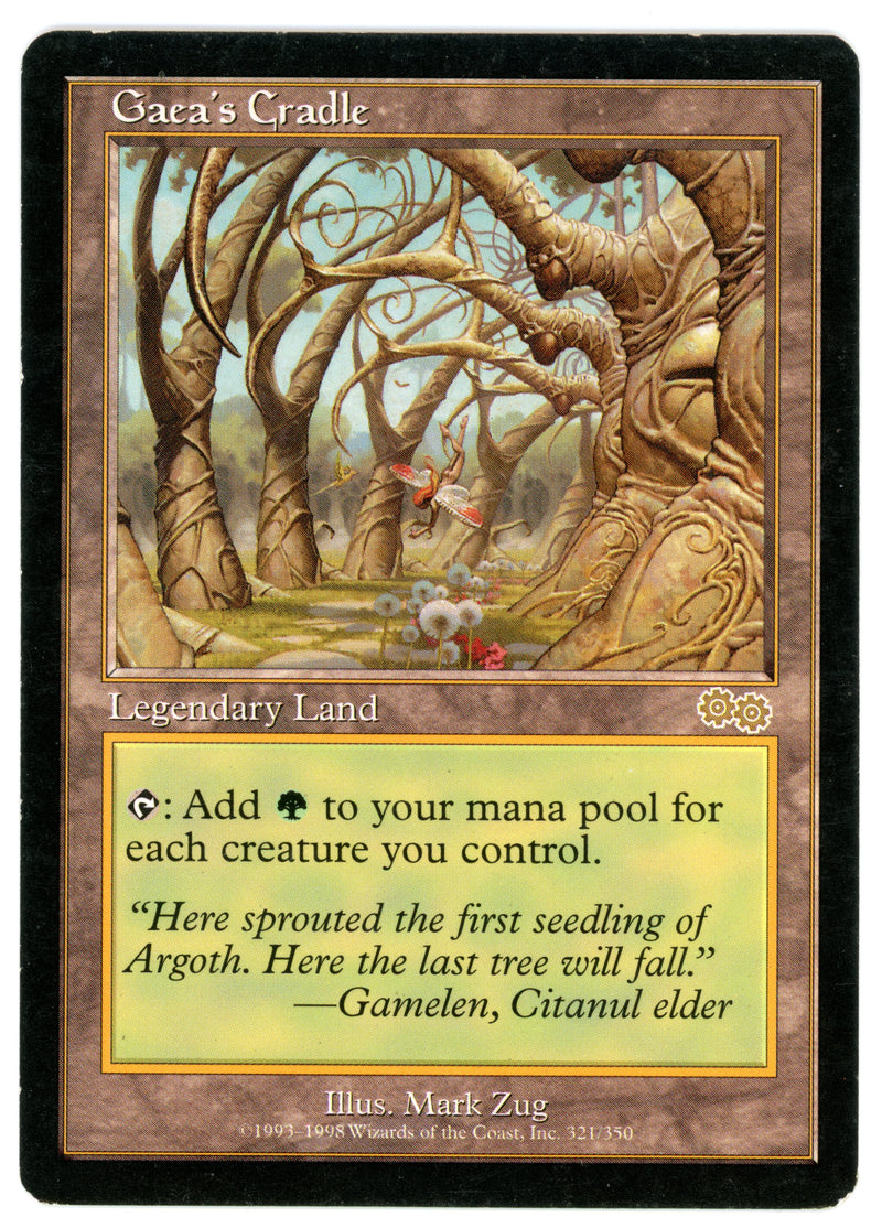 Gaea's Cradle [Urza's Saga] Scan - 10443