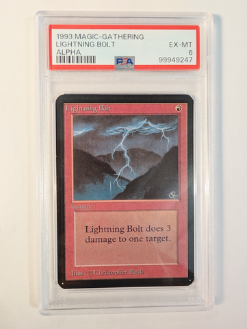 Lightning Bolt PSA 6 [Alpha Edition] - The Mythic Store | 24h Order Processing