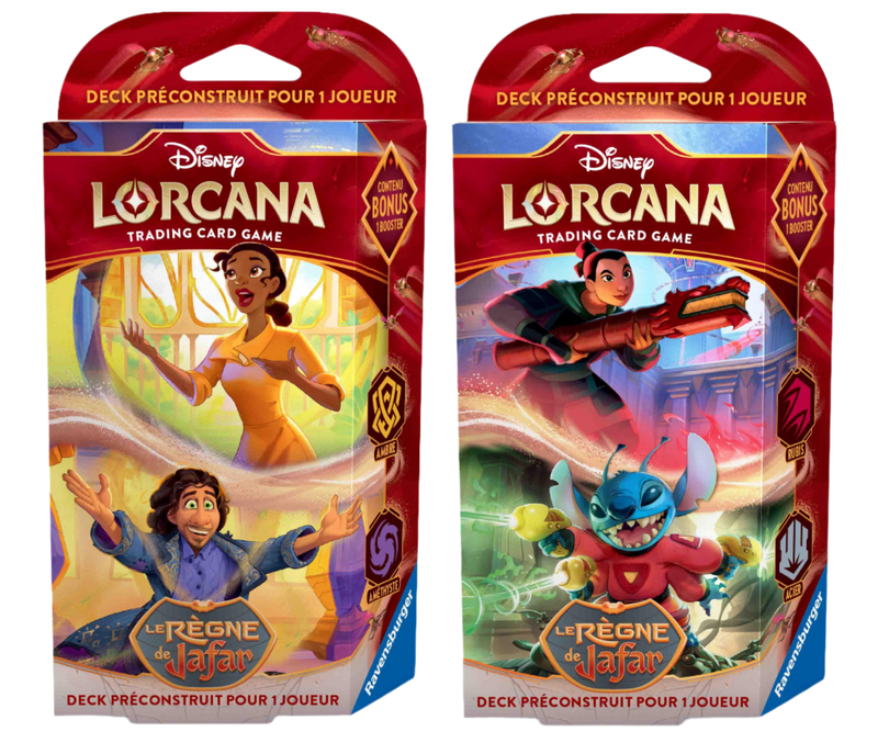 Reign of Jafar (Le Règne de Jafar) - Starter Decks (Set of 2) (FR) - The Mythic Store | 24h Order Processing