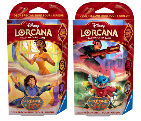 Reign of Jafar (Le Règne de Jafar) - Starter Decks (Set of 2) (FR) - The Mythic Store | 24h Order Processing