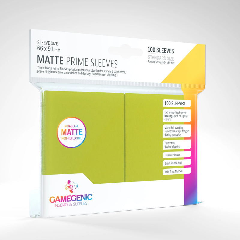 GameGenic Matte Prime Sleeves (100) - The Mythic Store | 24h Order Processing