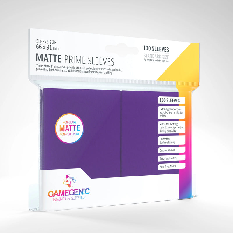 GameGenic Matte Prime Sleeves (100) - The Mythic Store | 24h Order Processing