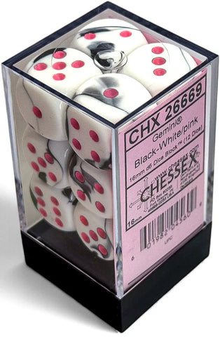 Gemini 16mm D6 (12 dice) - The Mythic Store | 24h Order Processing