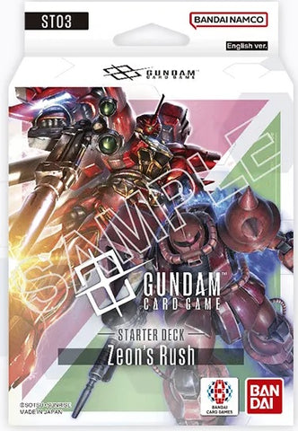 Gundam Card Game - Zeon's Rush Starter Deck - The Mythic Store | 24h Order Processing