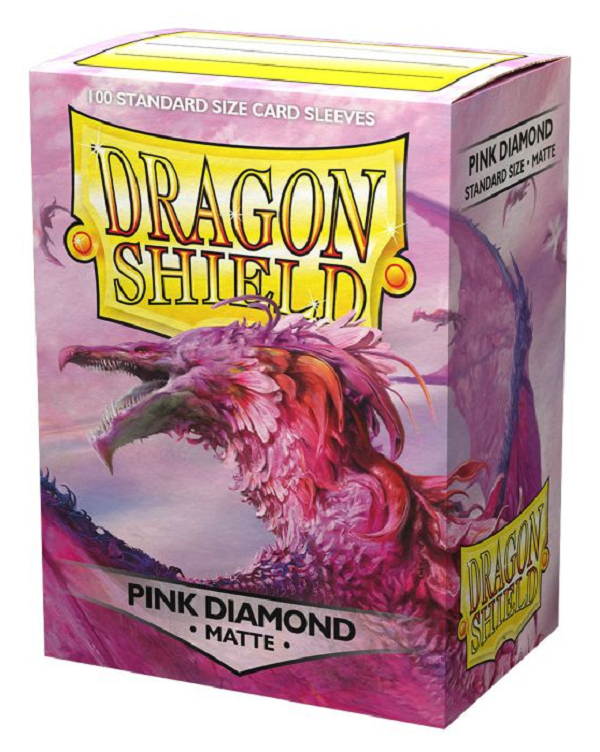 Dragon Shield Matte Sleeve - Pink Diamond 100ct - The Mythic Store | 24h Order Processing