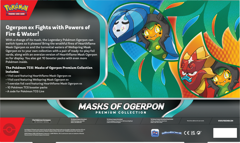 Pokemon Masks of Ogerpon Premium Collection - The Mythic Store | 24h Order Processing
