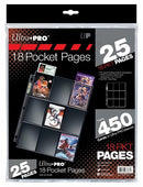 Ultra Pro 18-Pocket Silver Series for Standard Size Cards (25 pages)